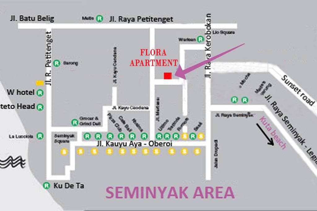 Flora Apartment Bali Seminyak  Bagian luar foto